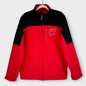 58 Sports Men’s Wisconsin Badgers jacket M full-zip warm medium weight coat WI